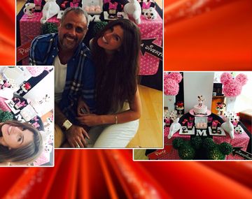 El infantil cumpleaños de Mariana Antoniale