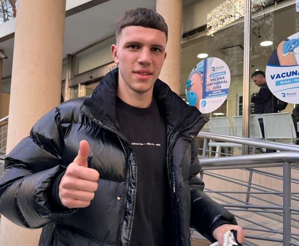 Franco Carboni se hizo la revisión médica para ser nuevo refuerzo de River