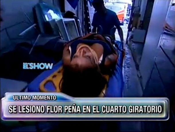 Florencia Peña necesitó asistencia médica