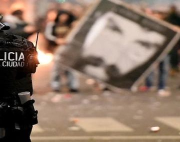 Incidentes en marcha por Santiago Maldonado