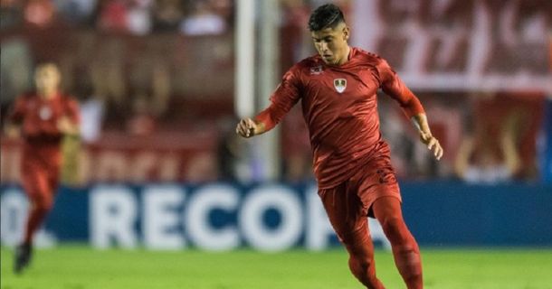 Alan Franco jugando la Recopa Sudamericana 2018