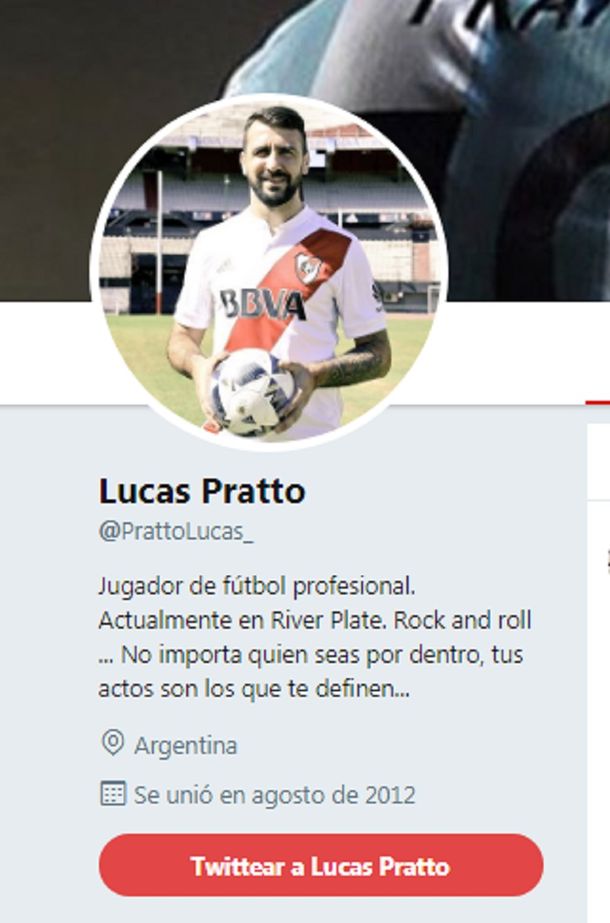 La presión de hinchas de River obligó a Pratto a cambiar sus redes sociales