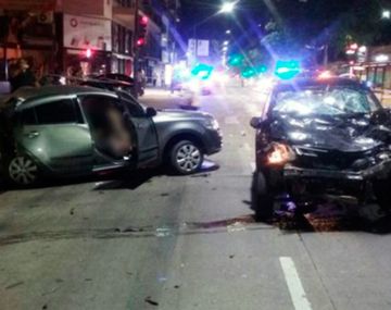 El joven que manejaba alcoholizado en Vicente López ya está libre