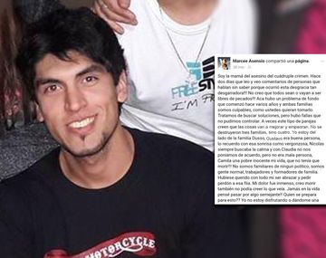 La mamá del asesino de Santa Fe: Mi hijo merece la pena de muerte