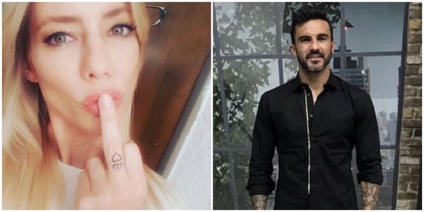 Cruce de posteos en Instagram entre Nicole y Cubero.