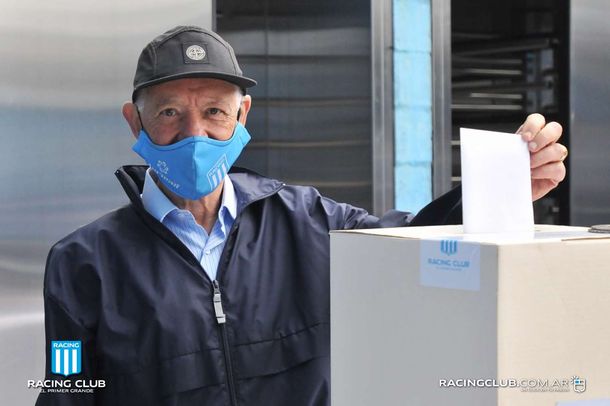 Elecciones en Racing: Víctor Blanco fue reelecto con más del 70% de los votos