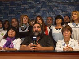 Baradel lno descartó nuevas medidas de fuerza Baradel lno descartó nuevas medidas de fuerza