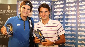 una costumbre: roger federer ya tiene su doble argentino una costumbre: roger federer ya tiene su doble argentino