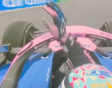 La reacción de Franco Colapinto en su última vuelta en el Gran Premio de Canadá
