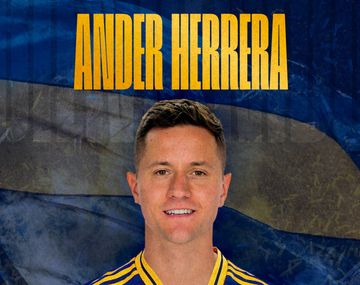 Boca anunció el fichaje de Ander Herrera: así presentaron al español