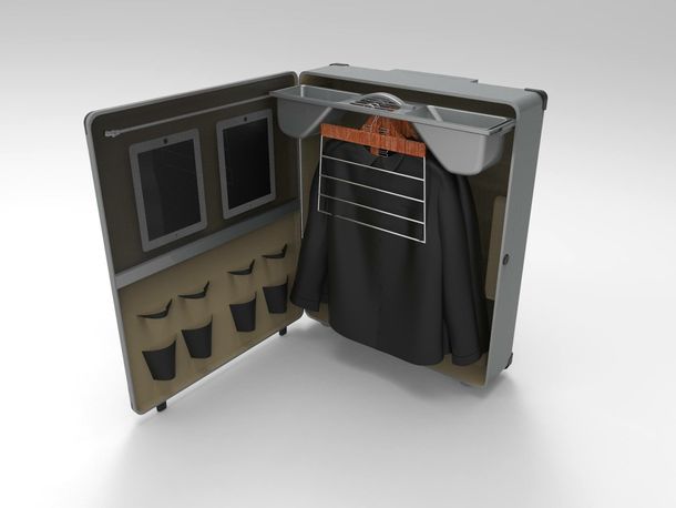 Un argentino creó la valija del futuro, el invento que lo puede hacer millonario