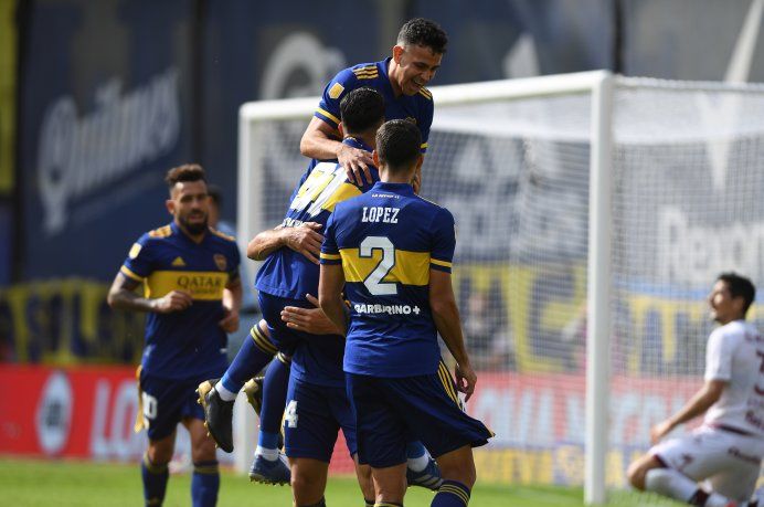 Boca le ganó a Lanús y se clasificó a los cuartos de final