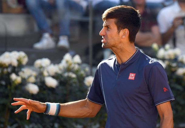 Nole viene de perder la final del Masters 1000 de Roma ante Zverev
