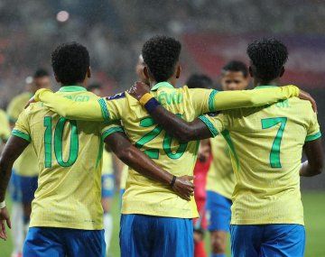 Brasil aplastó a Corea del Sur: dobletes de Estevão y Rodrygo en un amistoso
