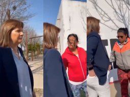 Bullrich y un fuerte cruce con vecinos que le recriminaron por Maldonado