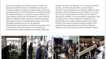 cfk le respondio a una vecina que pidio ayuda por el temporal cfk le respondio a una vecina que pidio ayuda por el temporal