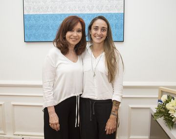 Cristina Kirchner y Macarena Sánchez