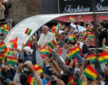 El papa Francisco en Bolivia