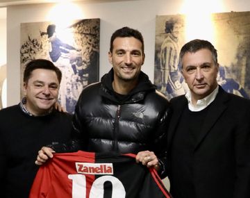 Scaloni estuvo en el Newells-Racing y no vio ningún gol