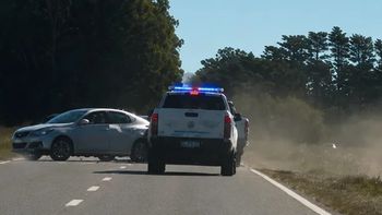 Fuga, choque, tiroteo y bombas molotov en Junín Fuga, choque, tiroteo y bombas molotov en Junín