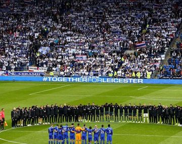 El sentido minuto de silencio de Leicester