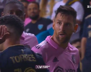 El enojo de Messi en el final del partido de Inter Miami