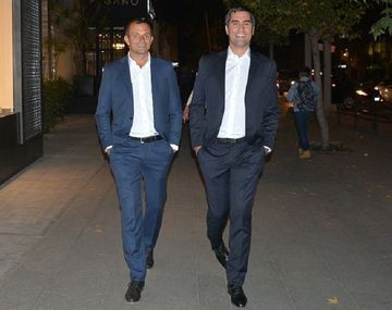 Los viejos amigos Mosca y Bucca, hoy enfrentados por la política tarifaria.