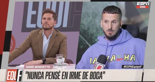 Benedetto: Si tengo que jugar en otro equipo de Sudamérica que no sea Boca...
