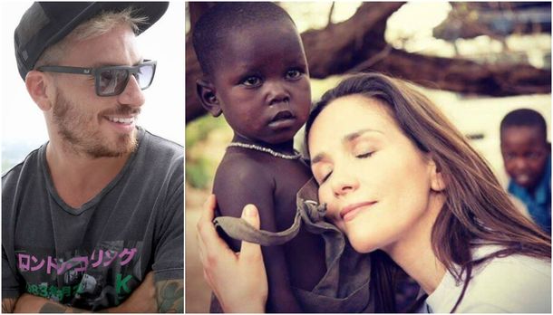 Fede Bal sobre la tapa de revista de Natalia Oreiro