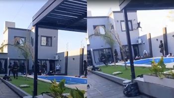 La foto que delató a la banda criminal de la pool party en la quinta de Esteban Echeverría