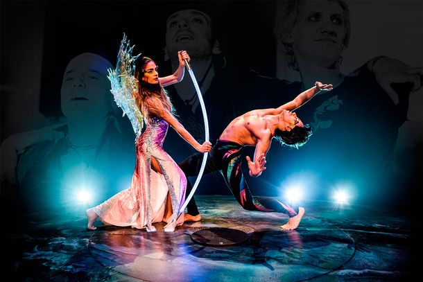 Florencia Aracama y Nicolás Busso brillan en el Cirque du Soleil