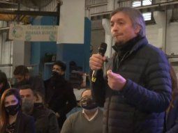 Máximo Kirchner se metió de lleno en la campaña en la Provincia: qué dijo