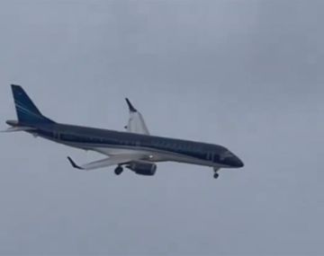 El video del momento exacto en que se estrella el avión en Kazajistán