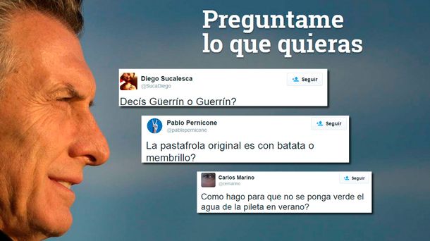 Las insólitas preguntas que le hicieron a Macri a través de su nueva app