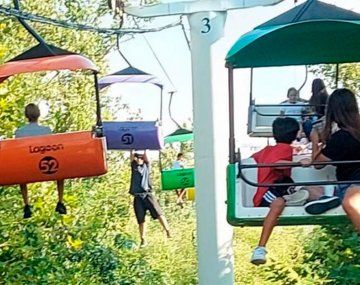 Tragedia en Estados Unidos: un hombre murió tras caerse de un teleférico desde 15 metros