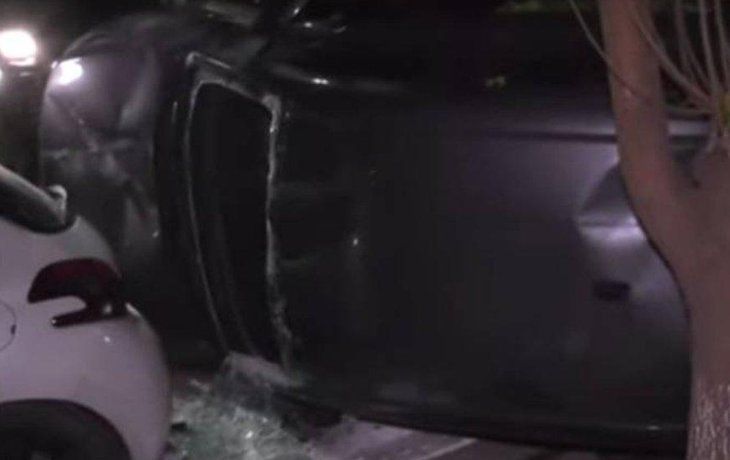 Choque y vuelco en Monte Castro dejó tres heridos