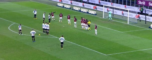 La insólita barrera del Atalanta en un tiro libre que revolucionó la Serie A