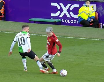 Dura patada de Alexis Mac Allister a Alejandro Garnacho a días de la fecha FIFA