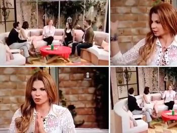 Un fantasma aparece en un programa en vivo