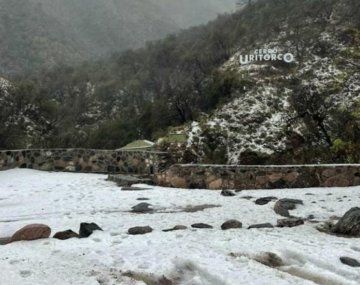 Impresionante tormenta de granizo en Capilla del Monte