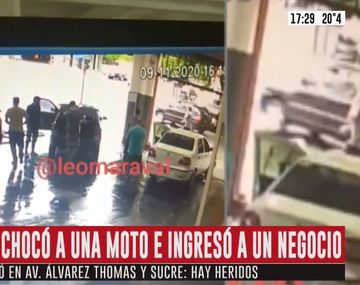 Accidente de tránsito en Villa Urquiza: hay tres heridos