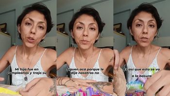 ¿Las golosinas son basura? Polémica por tiktoker que desechó regalos que le dieron a su hija en un cumpleaños ¿Las golosinas son basura? Polémica por tiktoker que desechó regalos que le dieron a su hija en un cumpleaños