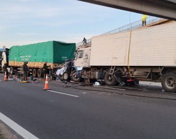 Choque en Panamericana: hay un muerto y caos de tránsito