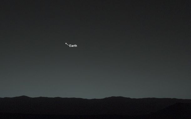 Curiosity muestra cómo se ve la Tierra desde Marte