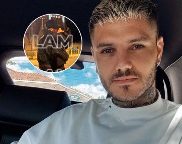 El furioso llamado de Icardi a Wanda Nara tras la aparición con L-Gante