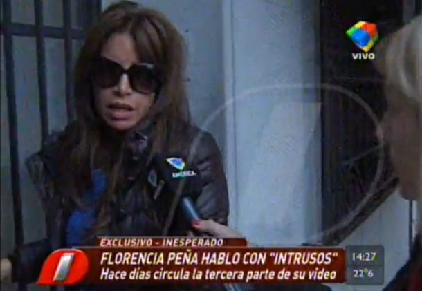 Florencia Peña habló en Intrusos