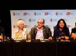 Carlotto y Heller participaron de la charla La lucha por la Memoria