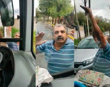 Un hombre agredió a una chofer y destrozó el colectivo
