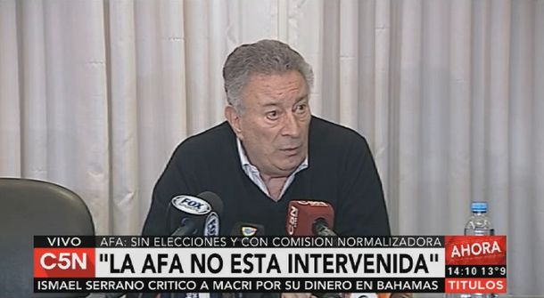 Luis Segura no se va de la AFA: No tengo ninguna idea de renunciar