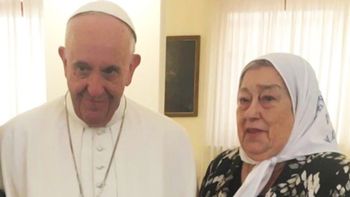 Hebe de Bonafini y el papa Francisco Hebe de Bonafini y el papa Francisco